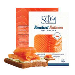 Norwegian Smoked Salmon – Cold-Smoked (200g Sliced Pack)